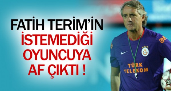 Terim'in istemedii oyuncuya af kt !